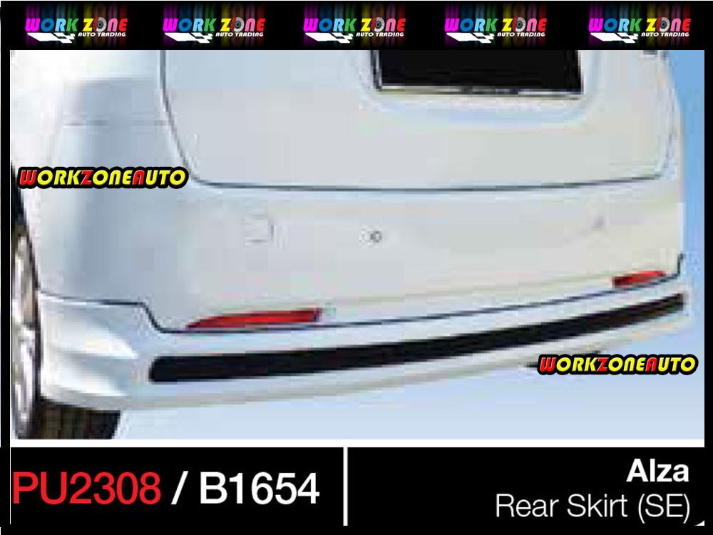 B1654 Perodua Alza 2010 Fiber Rear S (end 8/6/2022 12:00 AM)