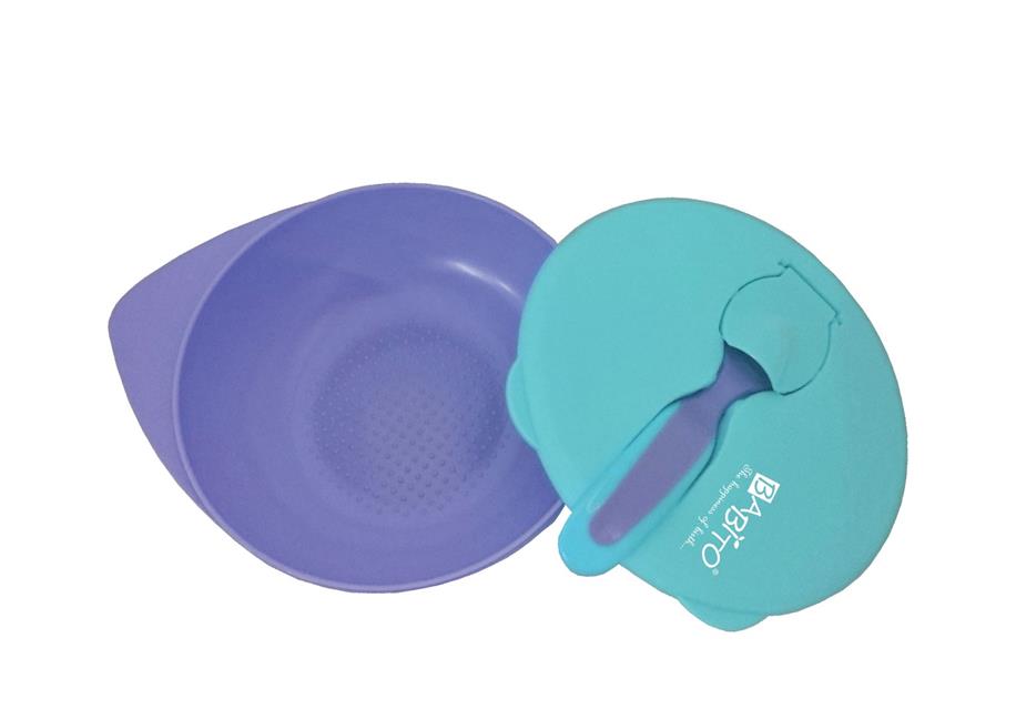 Babito Grinding and Feeding Baby Travel Bowl with Spoon