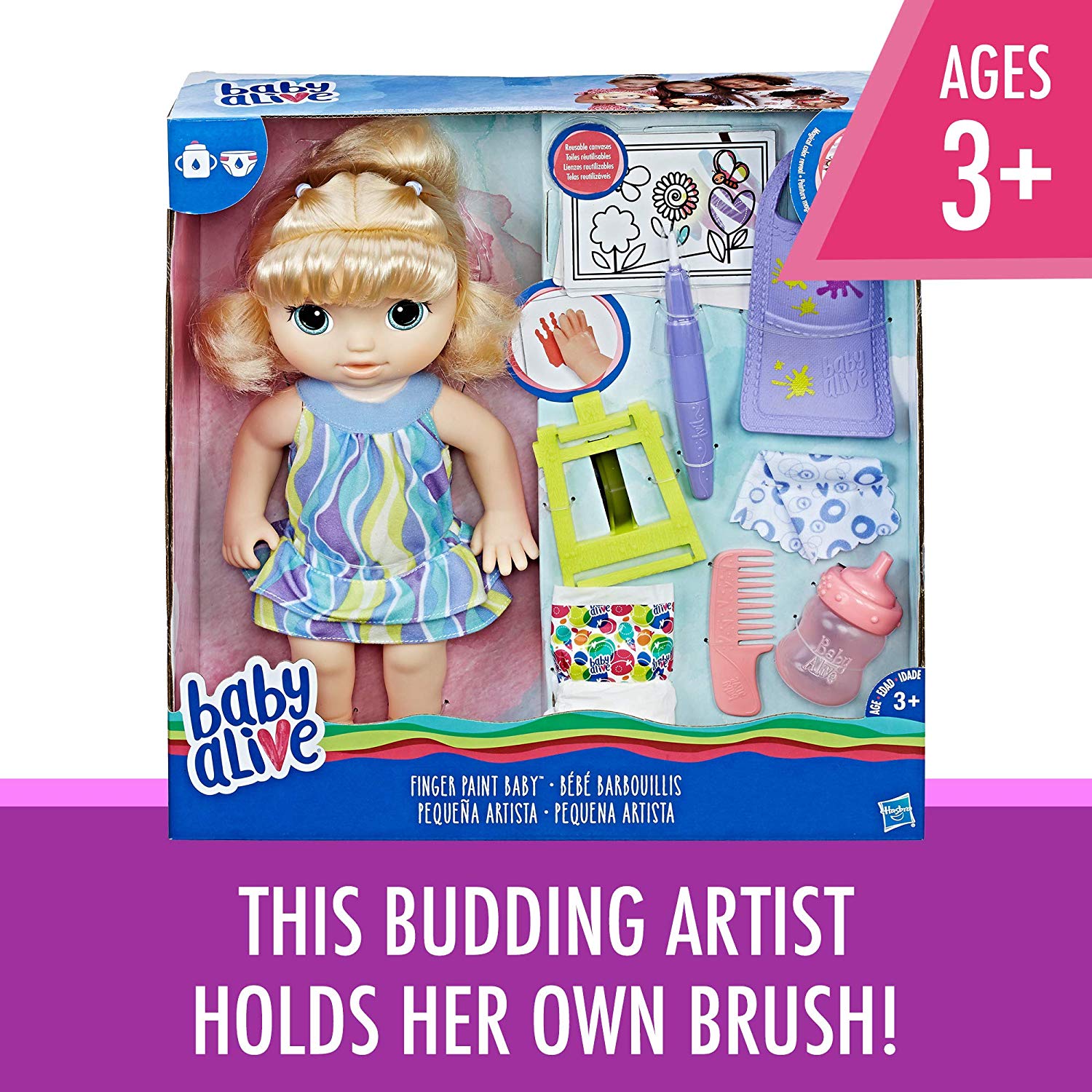 baby alive finger paint doll