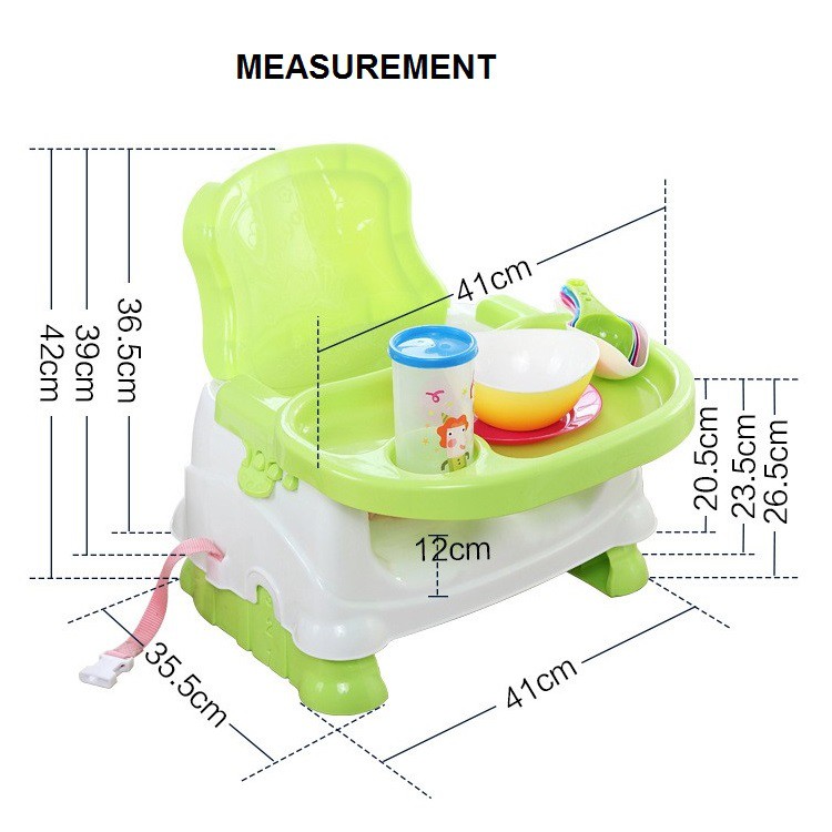 Baby Booster Seat / Portable Baby Dining Chair And Table