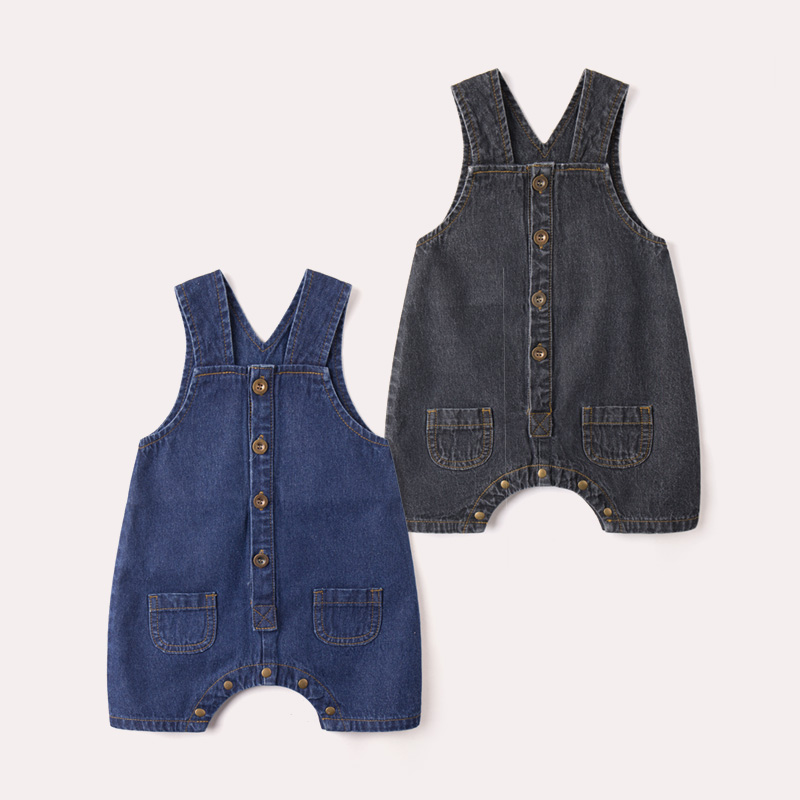 baby girl denim jumper