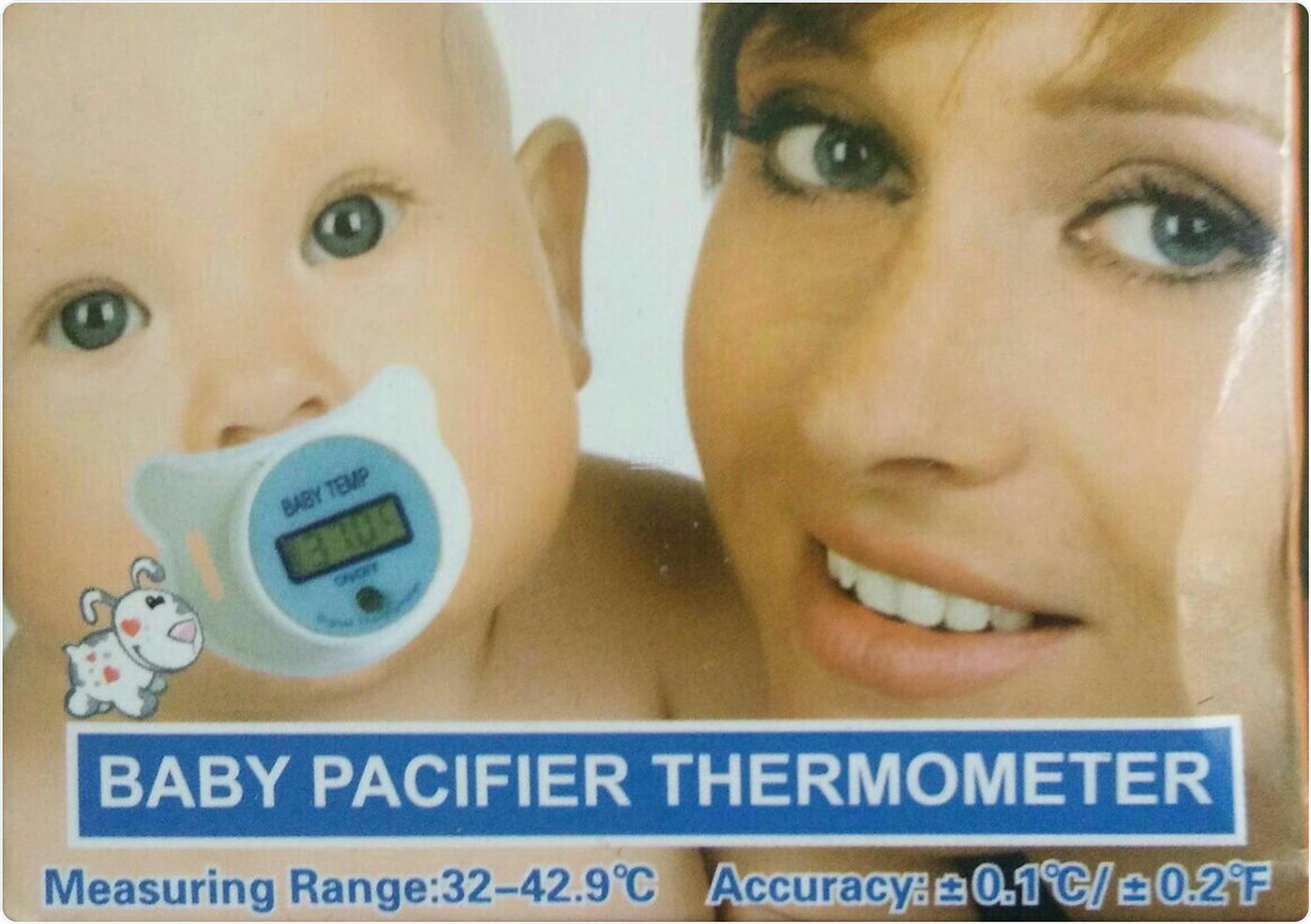 Pacifier Thermometer Fever Chart