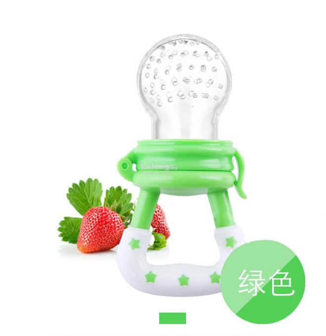 Baby Food Pacifier Star Design (L) (Green) (Juice taste): Food Nipple