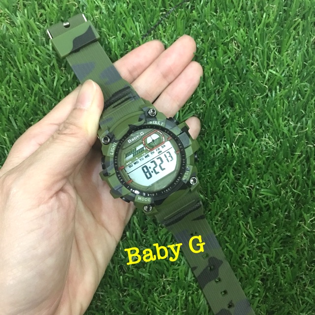baby g army green