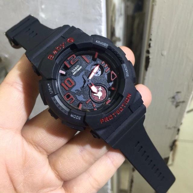 baby g red and black