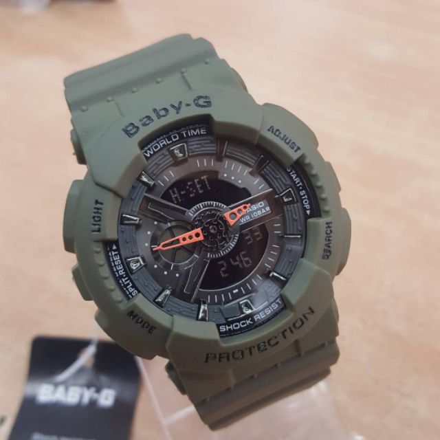 baby g watch green