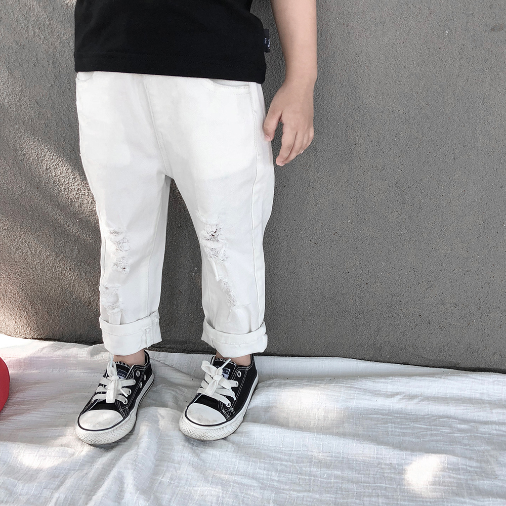 white jeans for baby girl