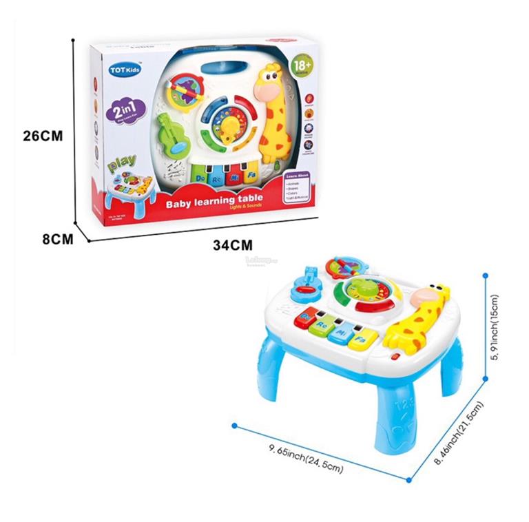 Baby And Kid 2in1 Learning Edu End 4 28 2019 2 15 Am Baby And Kid 2in1 Learning Education Play Table Toy