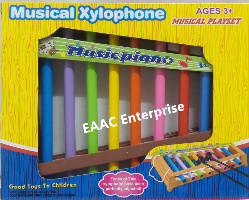 Baby Kids Multi-Color 8-Note Xylophone Musical Instrument Piano Toy