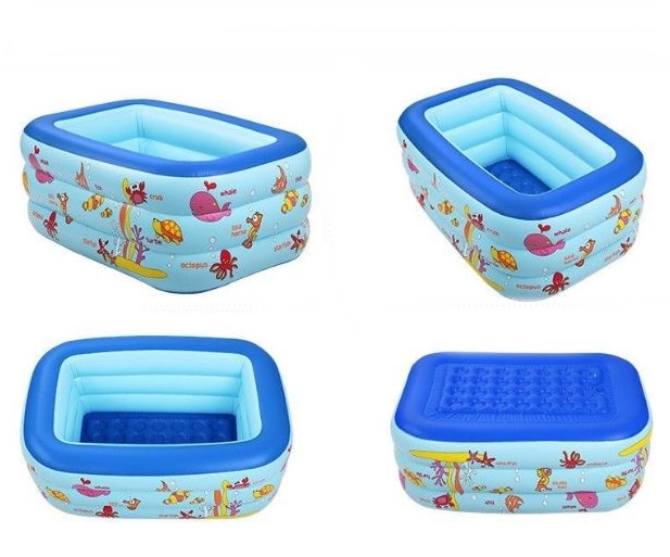 Baby Spa 3 Rings Swim Pool With Electric Pump