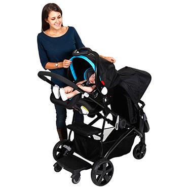 baby trend snap gear double stroller