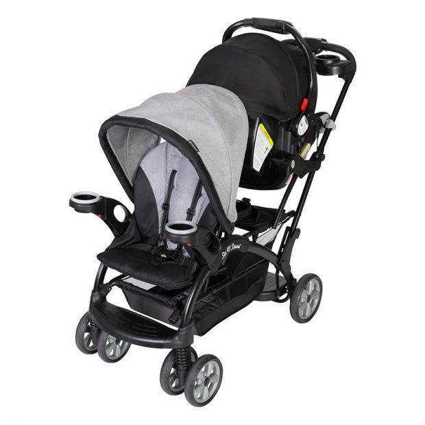 tandem stroller sit and stand