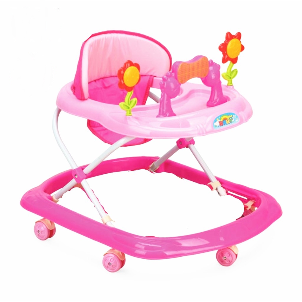 Baby Walker With Adjustable 3 Levels With Music And Light