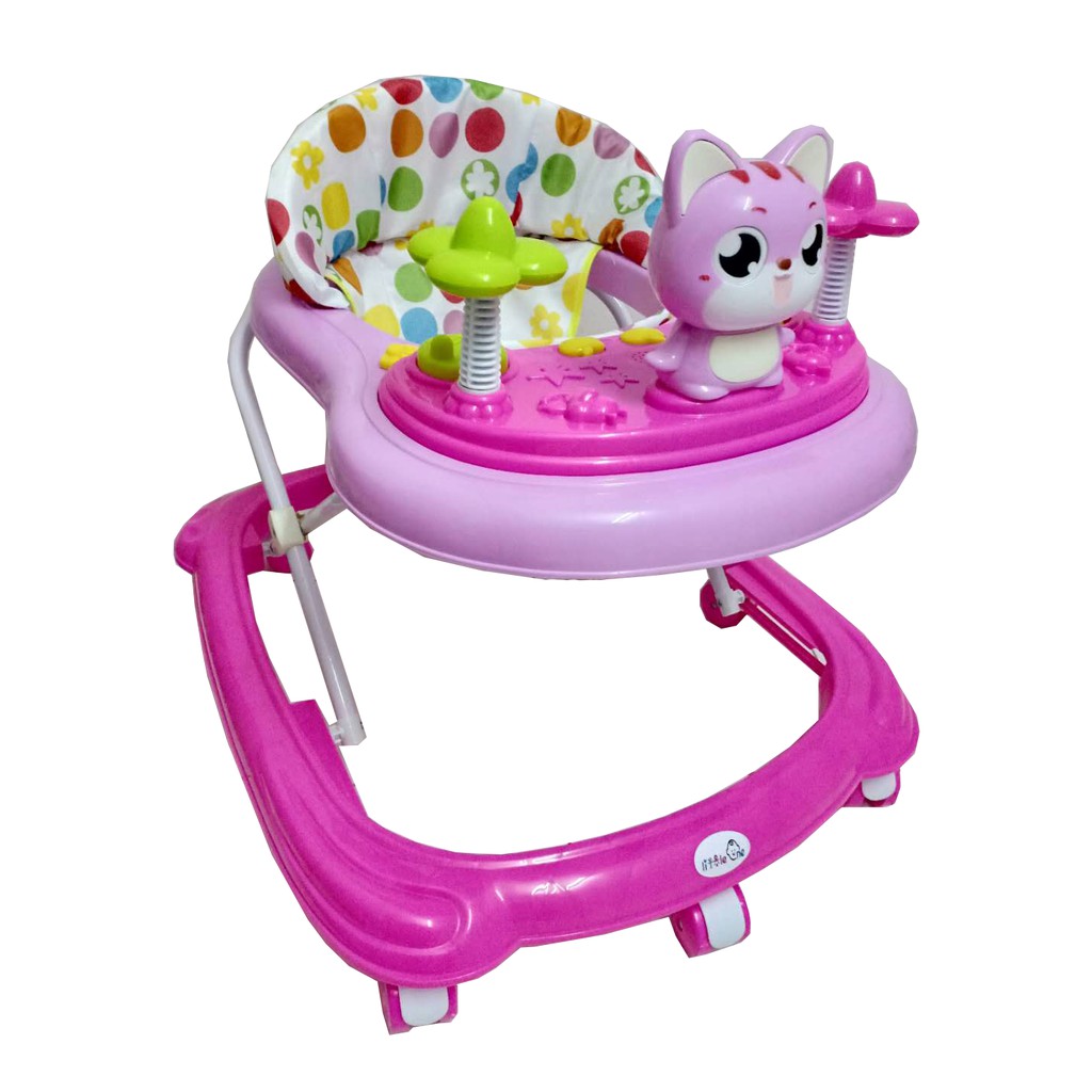 Baby Walker CAT With Play Toy Music N Stopper