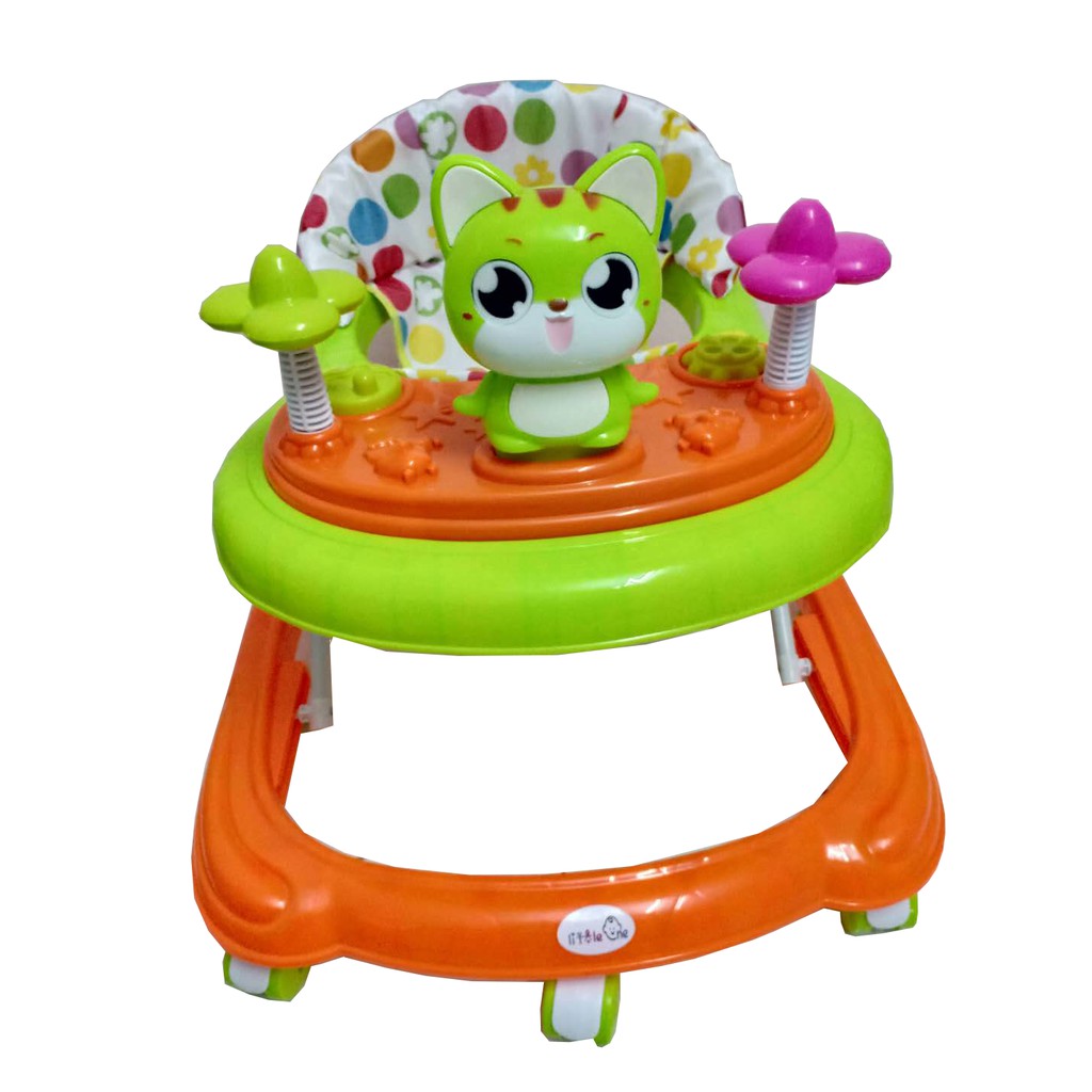 Baby Walker CAT With Play Toy Music N Stopper