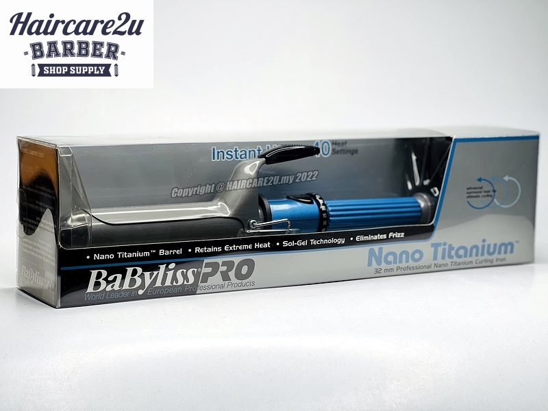 Babyliss PRO 32mm Nano Titanium Curling Iron with SOL-GEL Technology