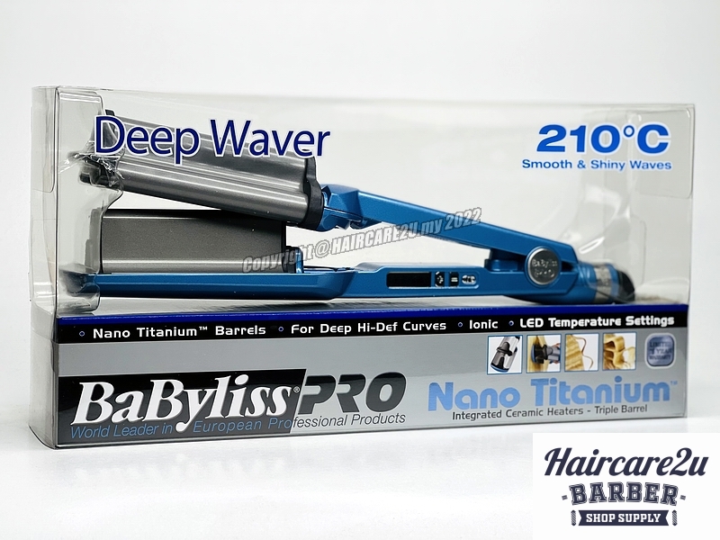 BaByliss Pro Nano Titanium Deep Waver Barrels #BAB2469TTH