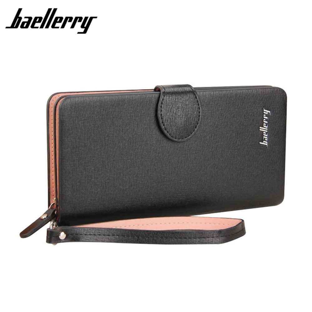 Baellerry 13845-3 Handphone Purse Long Design Zip Wallet