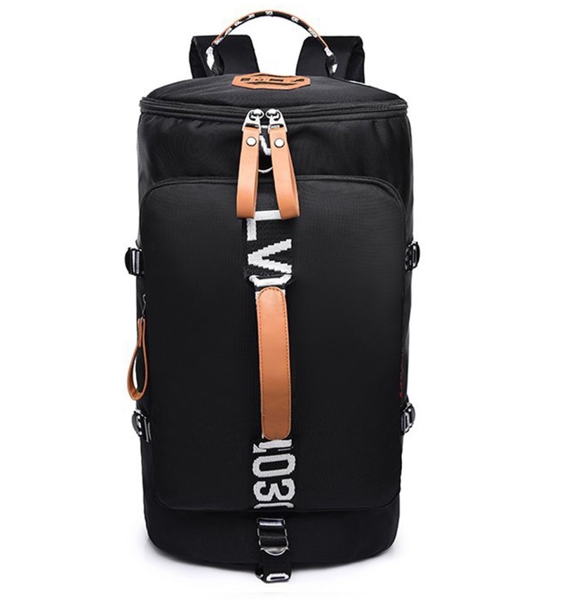 Bag Backpack Leather Canvas Messenger Shoulder Camping Travel Gym Hiking Schoo