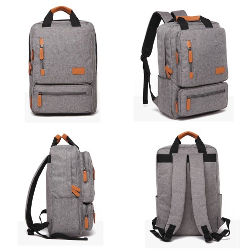 Bag Casual Backpack Laptop Canvas Waterproof Men Women Travel Bagpack
