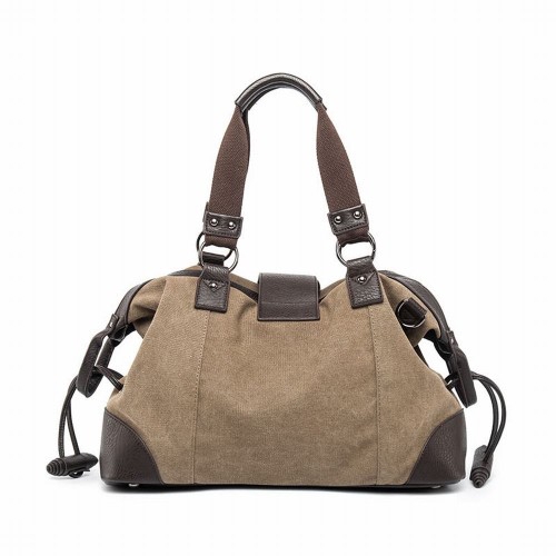 Bag MEN Leather Canvas Sling Messenger Business Casual Handbag Shoulder Beg