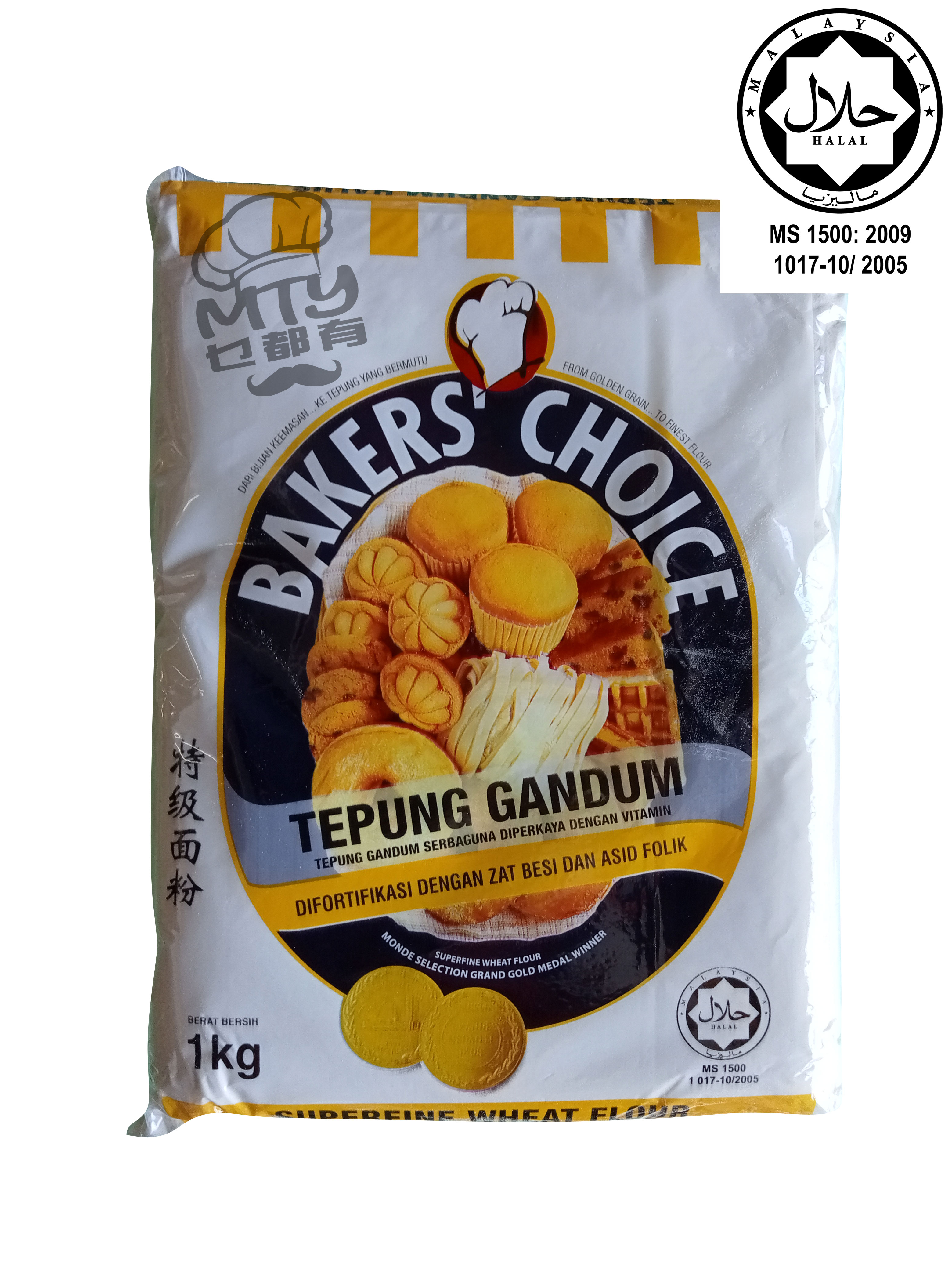 BAKERS&#39; Choice Tepung Gandum 1kg