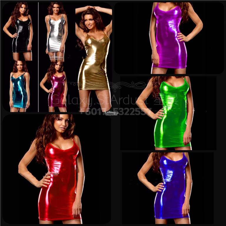 Bandage Stripper Party Gloss Dress Low Tight-Shiny Latex-Exotic Fetish