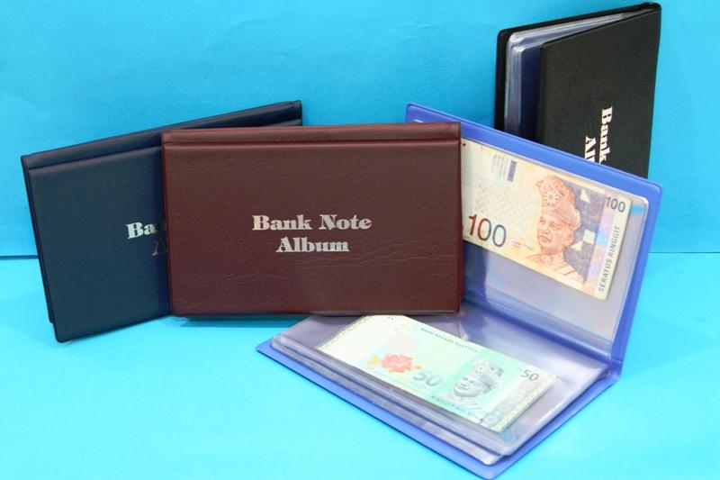 bank note album money