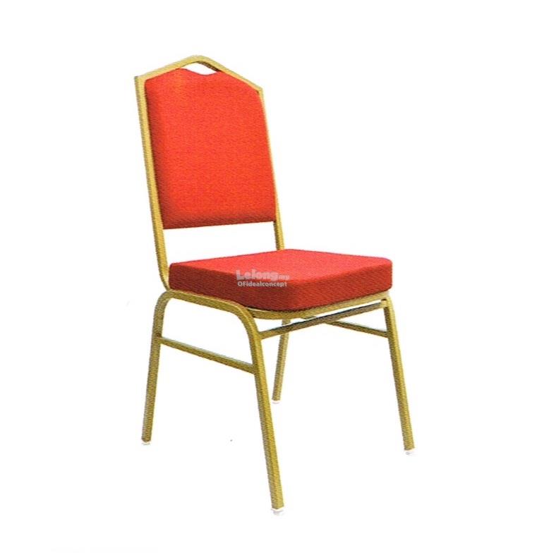 Banquet Chairs Gold Chrome Frame