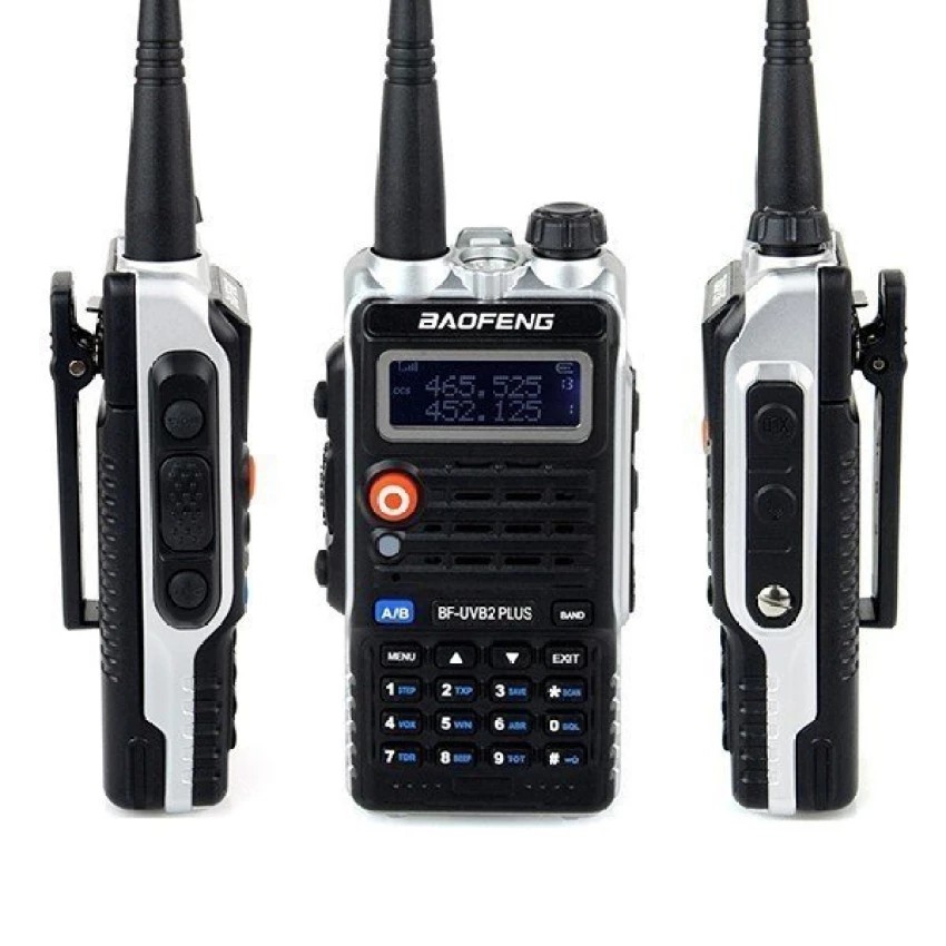 Baofeng BF-UVB2 Plus VHF/UFH Dual Band 128CH 2-Way Radio Walkie Talkie