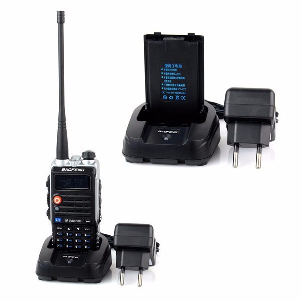 Baofeng BF-UVB2 Plus VHF/UFH Dual Band 128CH 2-Way Radio Walkie Talkie