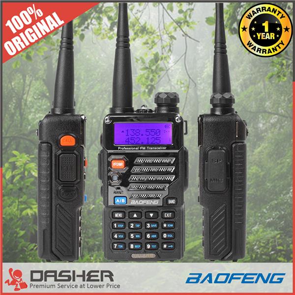 Baofeng UV-5RE 5W 128CH VHF/UHF Dual Band UV5RE Walkie Talkie Original