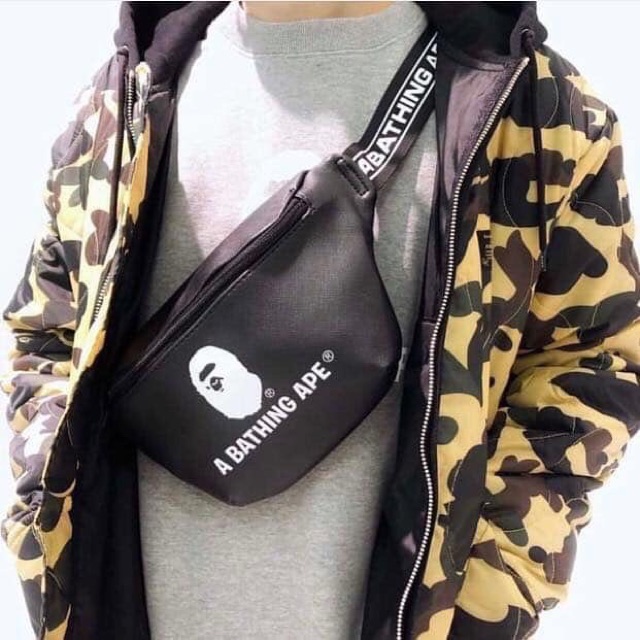 a bathing ape bag