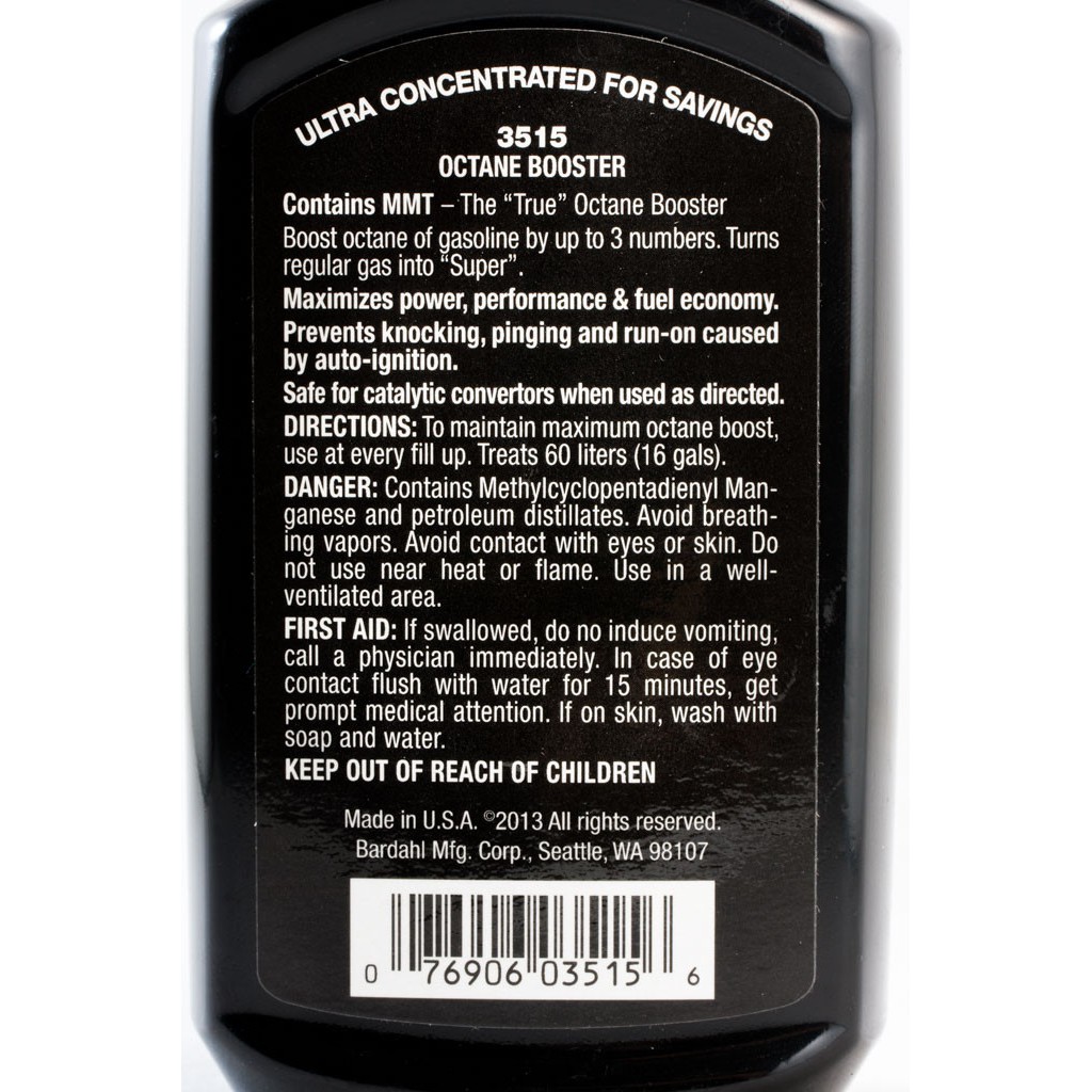 BARDAHL OCTANE BOOSTER ULTRA CONCENTRATED 148ML