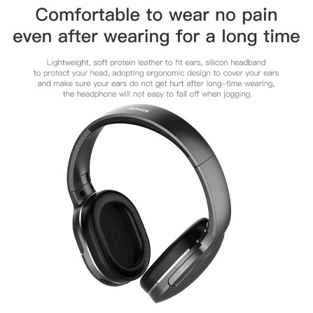 Baseus Encok D02 Wireless Bluetooth Foldable Headphone Portable with Microphon