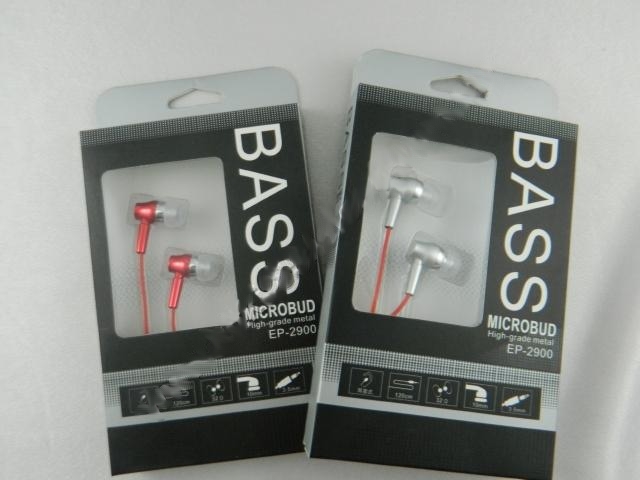 BASS microbud Headphones MP3 Mp4 IN-EAR Earphone