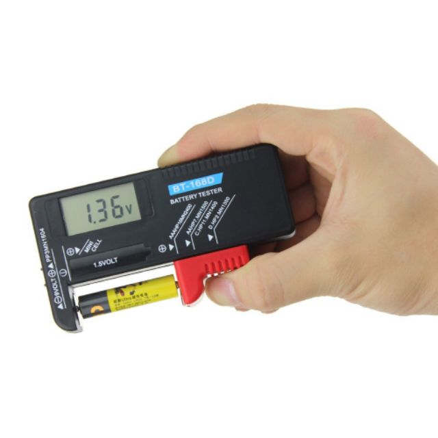 Battery Charger AA/AAA/C/D/9V/1.5V Universal Button Cell Battery Volt Tester C