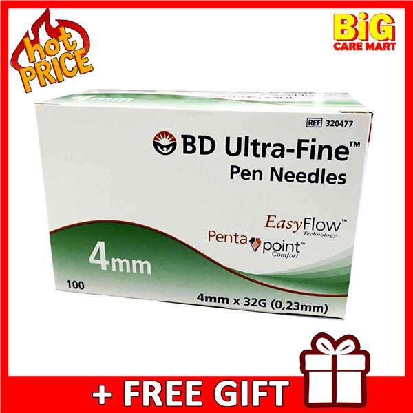 Ultra Fine Pen Needles 4mm X 32g End 1 2 10 30 Am