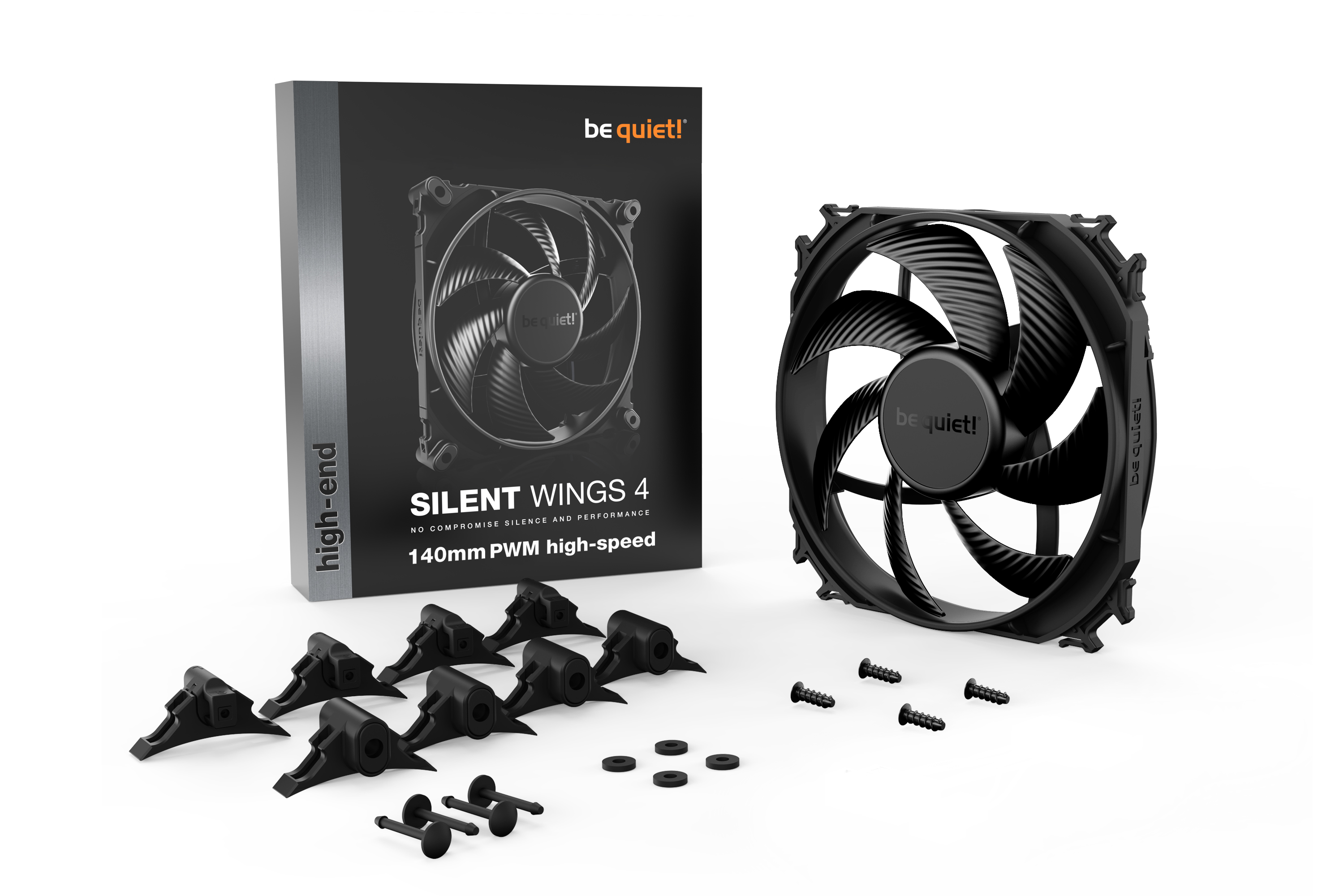 BE QUIET! SILENT WINGS 4 140MM PWMHIGH SPEED CASING FAN - BL097
