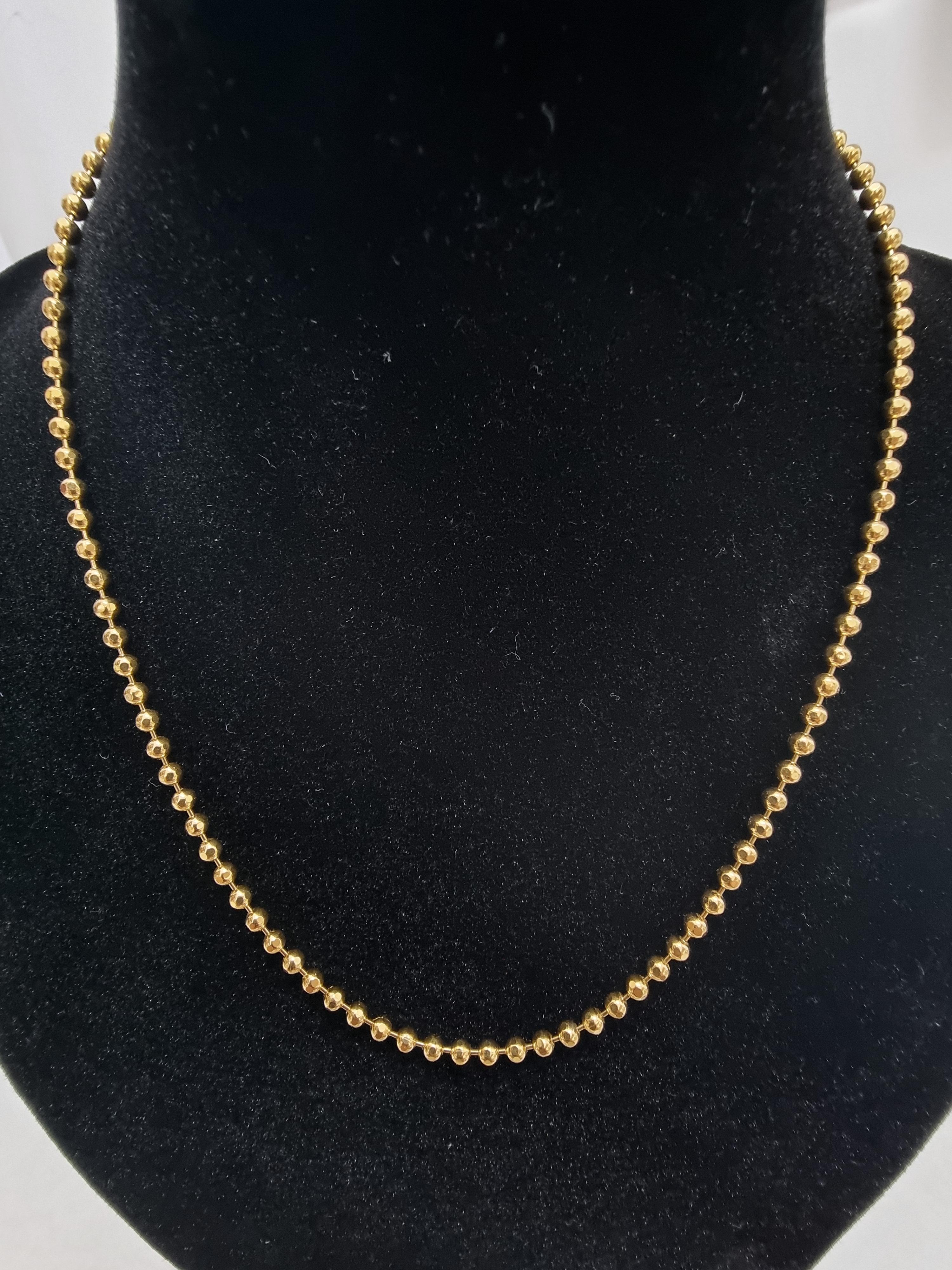 Beaded Necklace | Gold | Chain | Jewelry | Rantai Emas | READY STOCK |
