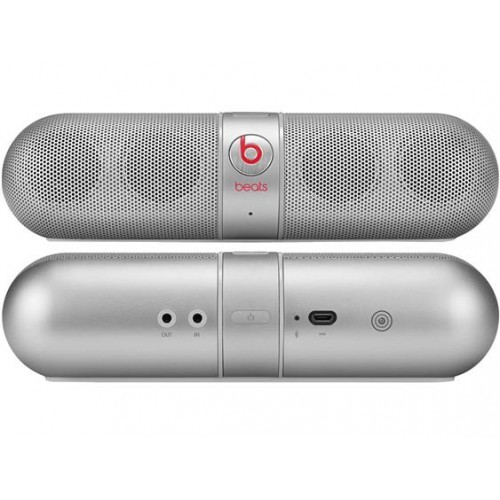 beats pill silver
