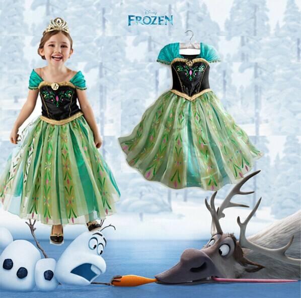 Beautiful Frozen Anna Gown Green End 8 17 2018 5 15 Pm Frozen Anna Gown Green Kids Dress Costume
