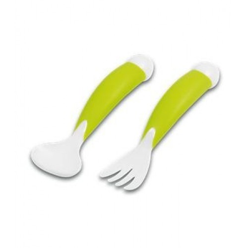Bebeconfort - Ergonomic Starter Fork  &amp; Spoon