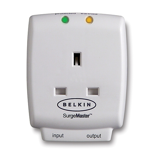BELKIN ADVANCED SERIES 1-SOCKET SURGE PROTECTOR (F9H110VSACW)