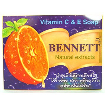 Bennett Natural Extracts Vitamin C &amp; E Soap 130g Handmade Soap