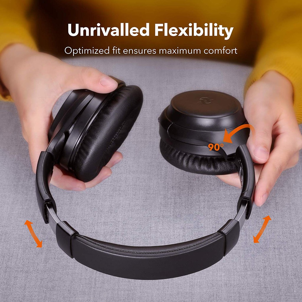 BH060 Active Noise Cancelling Headphones Quick Charge 30 Hours Playtime SoundS
