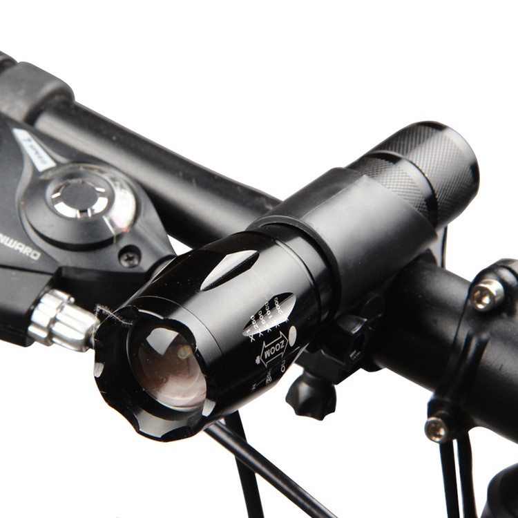 Bicycle Rechargeable flashlight Telescopic Focusing Waterproof