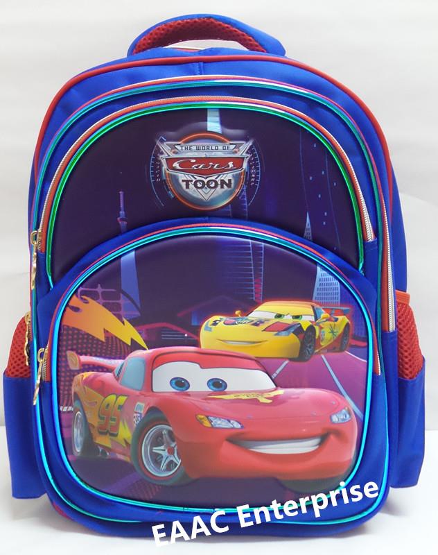 Big 3D Car Series Primary Secondary School Bag Backpack Beg Sekolah