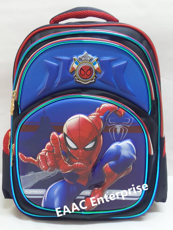 Big 3D Spiderman Primary Secondary School Bag Backpack Beg Sekolah