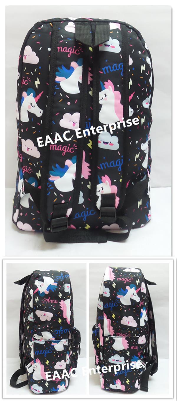 Big Pony Black Primary Secondary School Bag Backpack Beg Sekolah